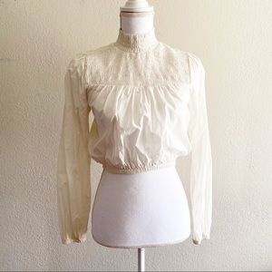 2/$10 NWOT Wild Fable Ivory Crop Top Xs